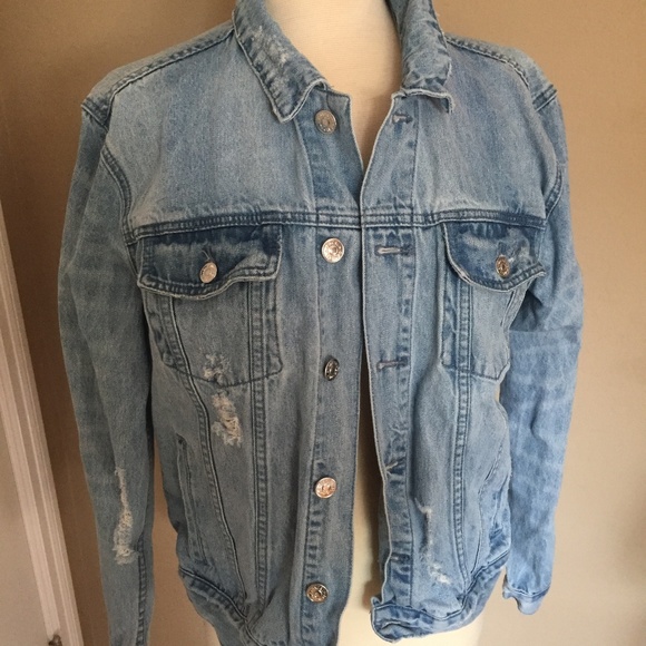 distressed denim jacket mens